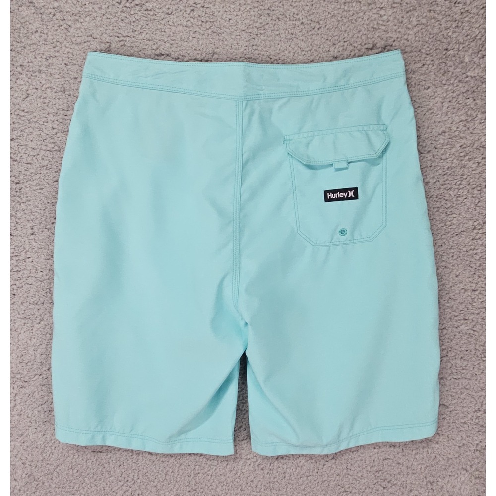 Hurley Board Shorts Mens 30 Turquoise Swim Surf Beach NWT $40 - Picture 2 of 11